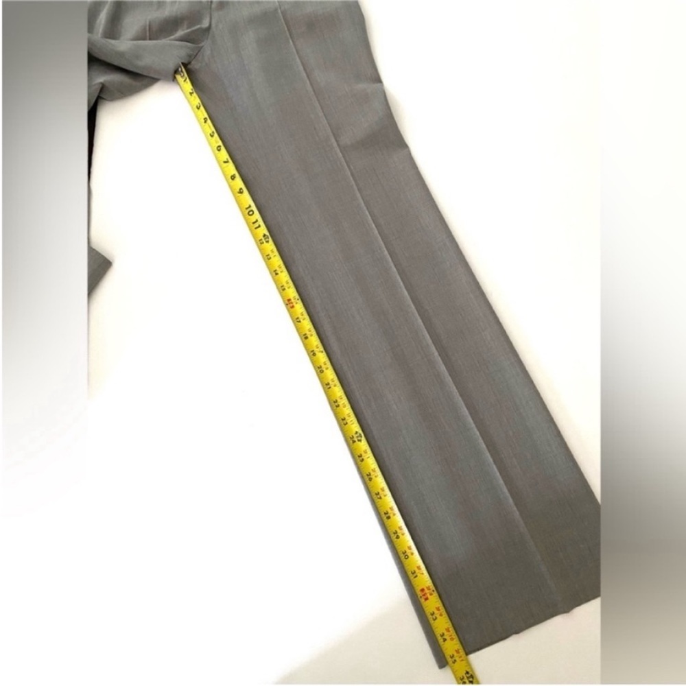 Akris Punto Women’s Pants Trousers Gray Straight Leg Stretch 100% wool size 8 - Picture 11 of 13